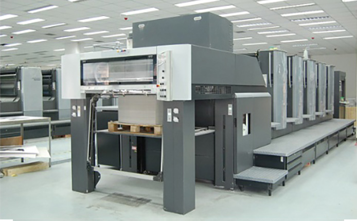 海德堡五色印刷机
